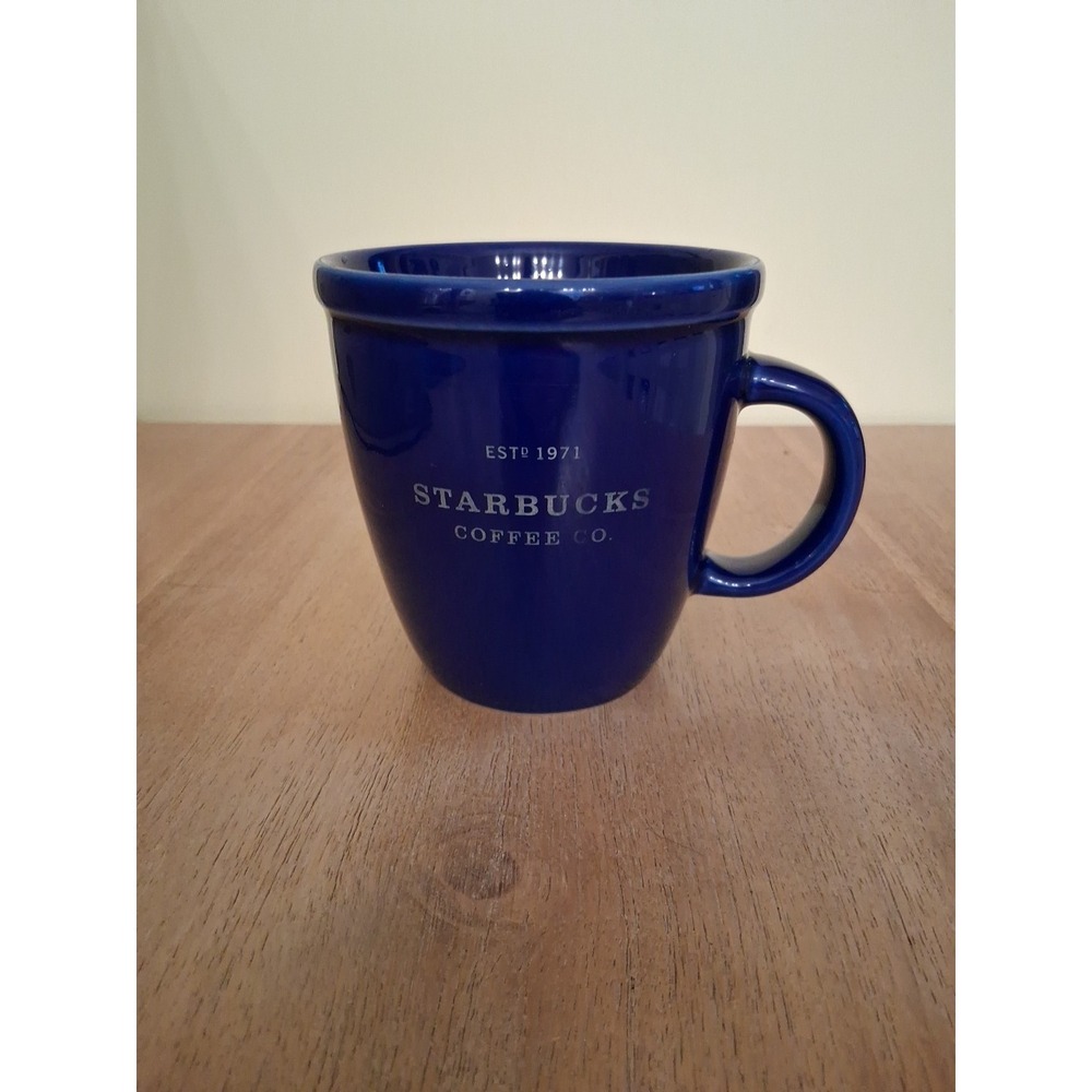 VTG, 2001, Starbucks Barista, 16oz, Ceramic, Coffee/Tea, Mug/Cup, Cobalt Blue